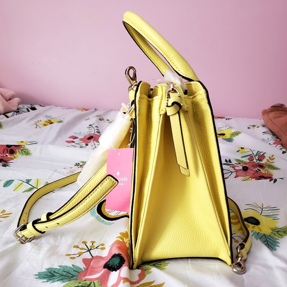 Yellow Kate Spade Mulberry Purse - Picture 5 of 10